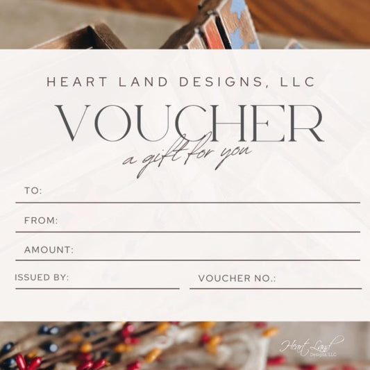 Gift Certificate - Heart Land Designs